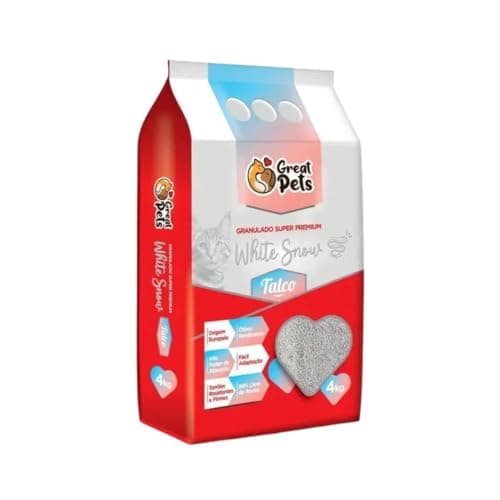 Great Pets Granulado White Snow Talco 4kg